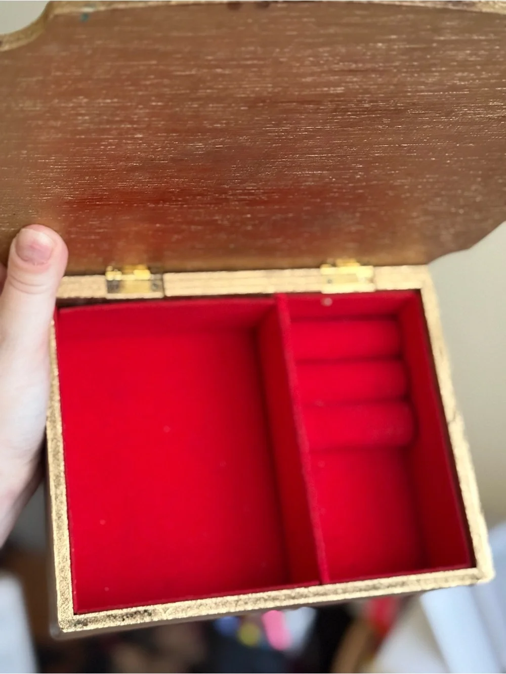 VTG “Twinkle Toes” Louis Jámbor wooden jewelry box